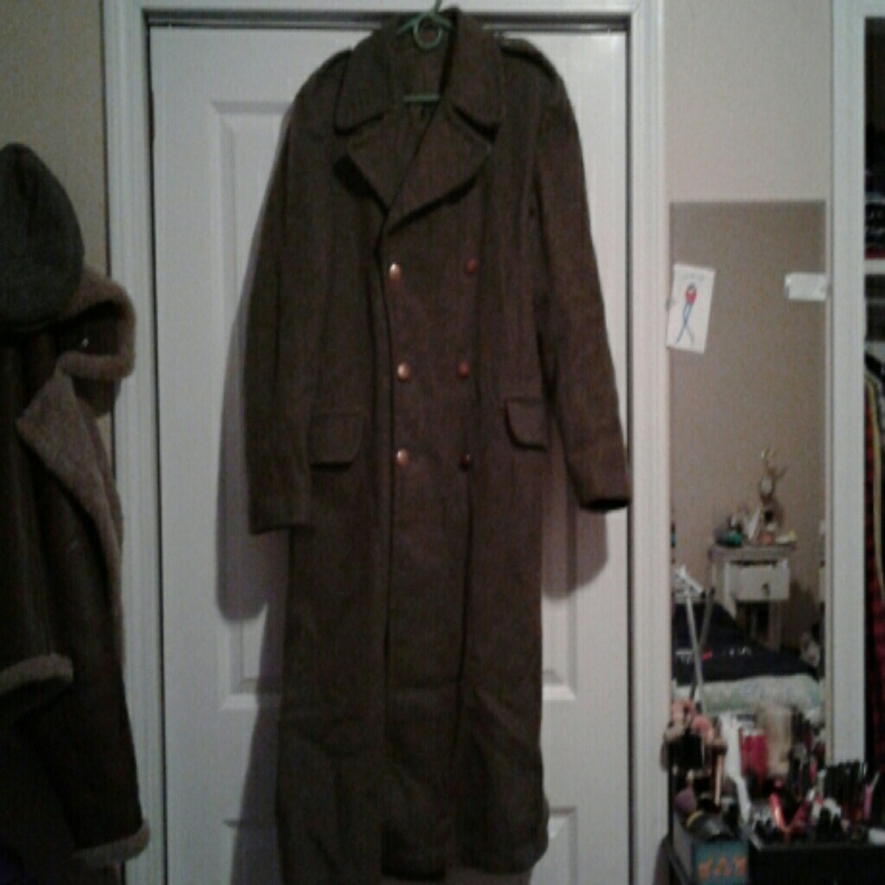 Belgian Army Greatcoat Vintage